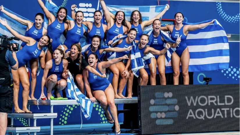 Phoebe Angelidi and Vasiliki Plevritou, have achieved the ultimate distinction by winning the World Championship in Singapore