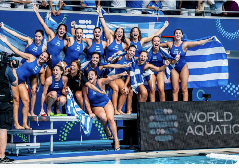 Phoebe Angelidi and Vasiliki Plevritou, have achieved the ultimate distinction by winning the World Championship in Singapore